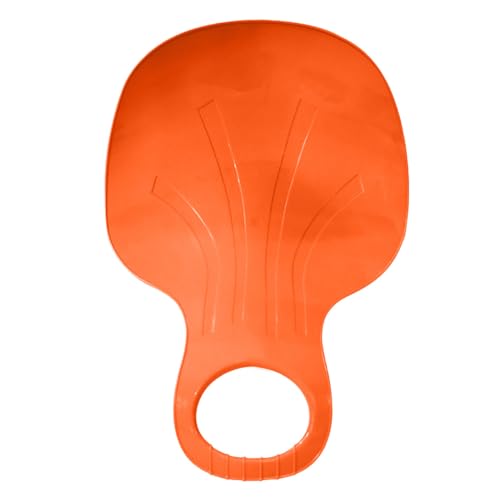 Generisch Tabla de trineo profesional para exteriores, adultos, niños, resistente, para esquí y arena (naranja, talla única)