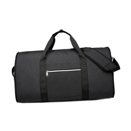 Garment Duffel Bag Travel Duffel Bag Storage Bag Multifunction Portable Travel Garment Bag Business Travel Bag for Outdoor, Black