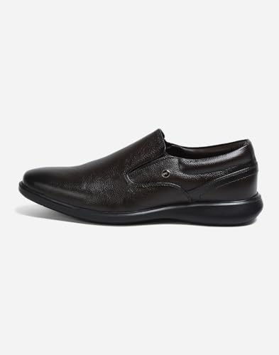 Image of Monte Carlo Mens Solid Slip on Genuine Leather Casual Shoes (201813FW)