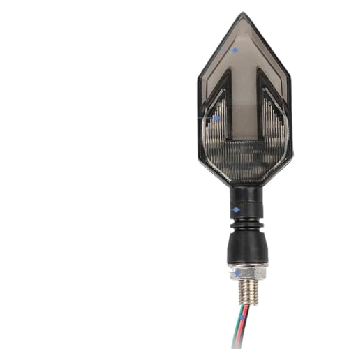 Feu clignotant LED pour moto bicolore jaune bleu avec flèche design