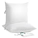 Produktbild SONGMICS Kopfkissen 80 x 80 cm, 2er Set, Füllung 1500 g, Stoffoberfläche aus weichem, gebürstetem Polyester, Kissen, maschinenwaschbar bei 60°, mit Aufbewahrungstasche, wolkenweiß TBP002W02