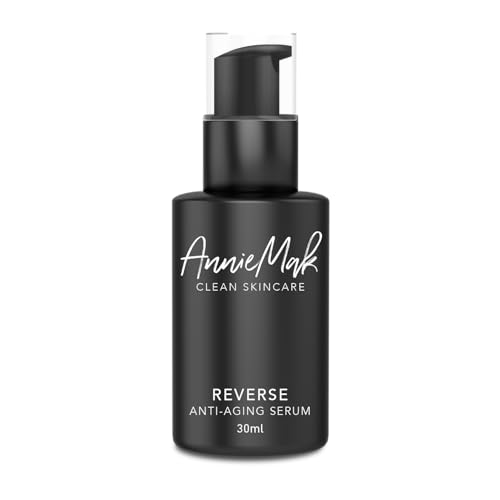 AnnieMak Reverse Anti Aging Serum for Face, Deep Moisturizer Skin Care for Women, Helps Reduce Wrinkle, Dark Spots & Facial Lines, Moisturizing & Hydrating, Promotes Collagen (1 fl oz)