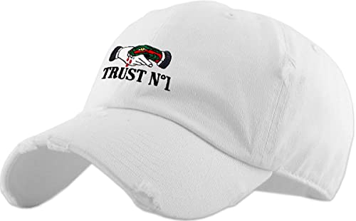 Image of KBETHOS Dad Hat Trust No One Royalty Hustle Vibe Baseball Cap Adjustable Cotton Vintage