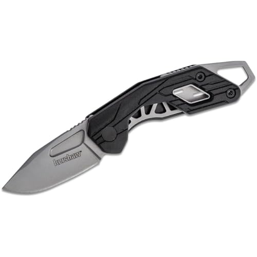 Kershaw DIODE Couteau de Poche, Noir, Manche 7,5 cm