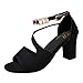 Sandales Femmes Pompon Les Chaussures Femme Sandale Sandales Femme éTé Confortable sandales dorees femme Sandales Paillettes Femme sandales spartiates femme Sandale Femme Talon Doree(01-Noir,37)