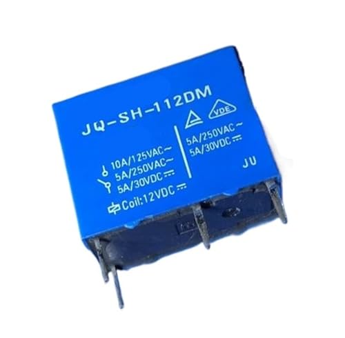 Relais 4 broches JQ-SH-112DM commutation stable 12V 5A miniature