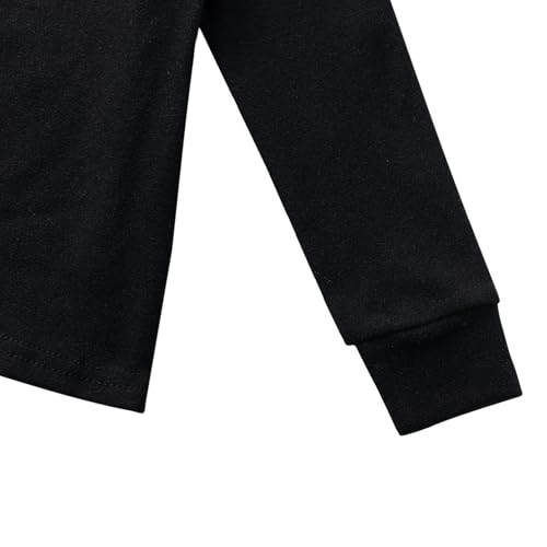 Kids Thermal Underwear Set Toddler Winter Base Layer Ultra Soft Long Johns for Little Big Boys Girls 2-8Yrs4