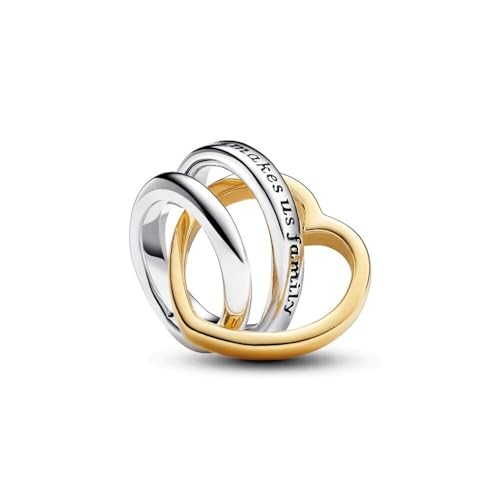 PANDORA Timeless Anello placcato in oro 14k con perla coltivata d'acqua dolce trattata bianca e zirconi cubici trasparenti, 50