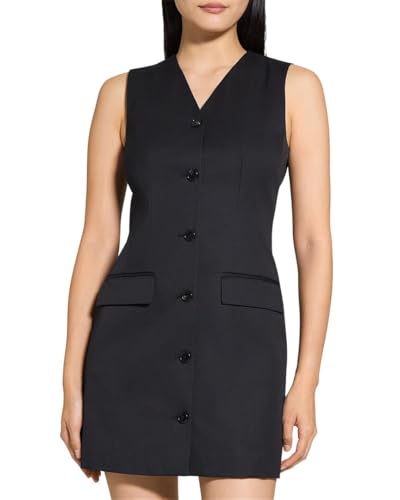 Image of Theory Women's Cotton Chino Blazer Dress