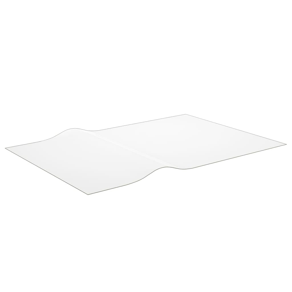 Tischfolie Matt PVC 160x90 cm 1,6 mm dick rechteckig abwaschbar tischschutz Kratzfest schreibtischunterlage tischdecke transparent für innen und außen