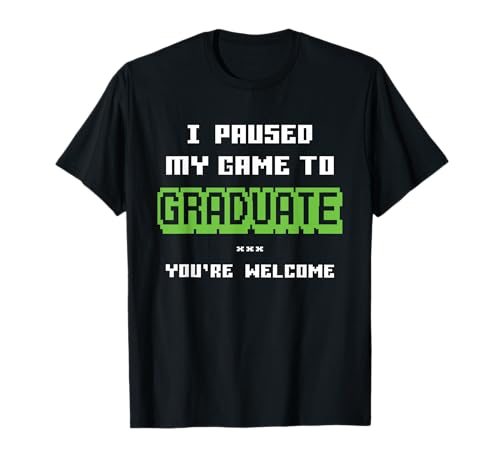 Funny 2026 Gamer Graduate Graduation T-Shirt