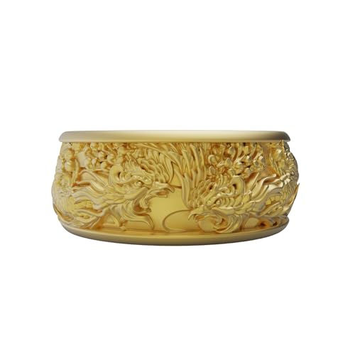 Japanese Dragon Silver Men Band Ring, Men Wedding Band Ring, Handmade Jewelry, Engraved Rings, Mens Rings, Dragon Gift Rings4