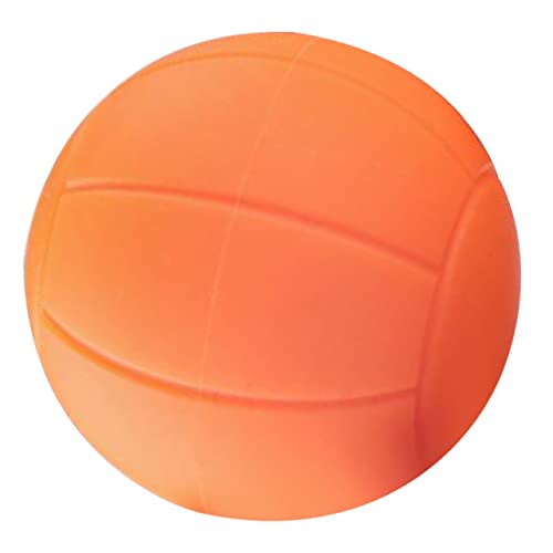ERINGOGO Bola de masaje de silicona masaje portátil masaje de cuello Yoga de masaje pelota músculo pie herramienta de masaje manual masajeador relajante muscular de sílice Naranja
