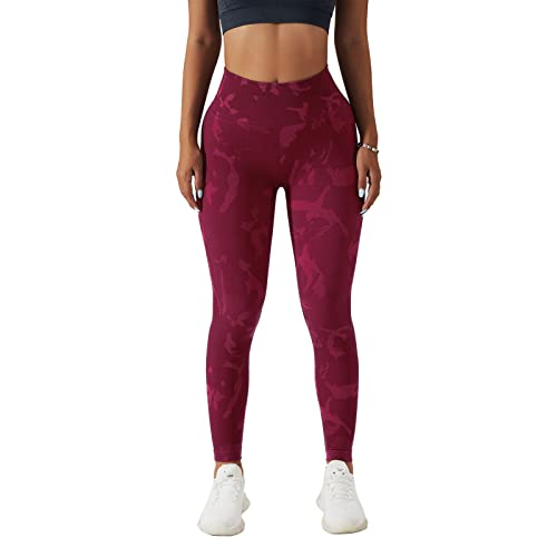 Leggings sans couture de running : pantalon serré imprimé pour vos séances de course matinales S