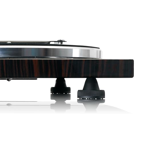 Tocadiscos Lenco LBT-288WA de madera negro con Bluetooth 5