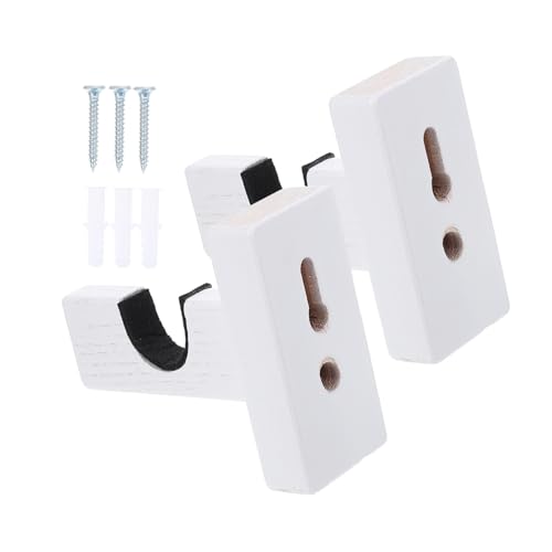 Hemoton 1Pair Multi Function Bat Hanger Bat Holders for Display Durable Bat Holding Rack for Baseball and Hockey Sticks for Collectibles and Sports Memorabilia