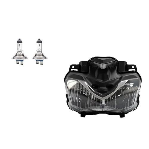 Faro Motocicleta Conjunto Faro Delantero para Z900 2017 2018 2019 Kit Bombillas para Moto(with Light Bulb)