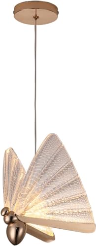 Aouoeeo Lámpara de Techo Moderna - Lámpara de Techo LED Lámpara Colgante - Lámpara de Techo Minimalista Moderna con Forma de Mariposa - Vintage