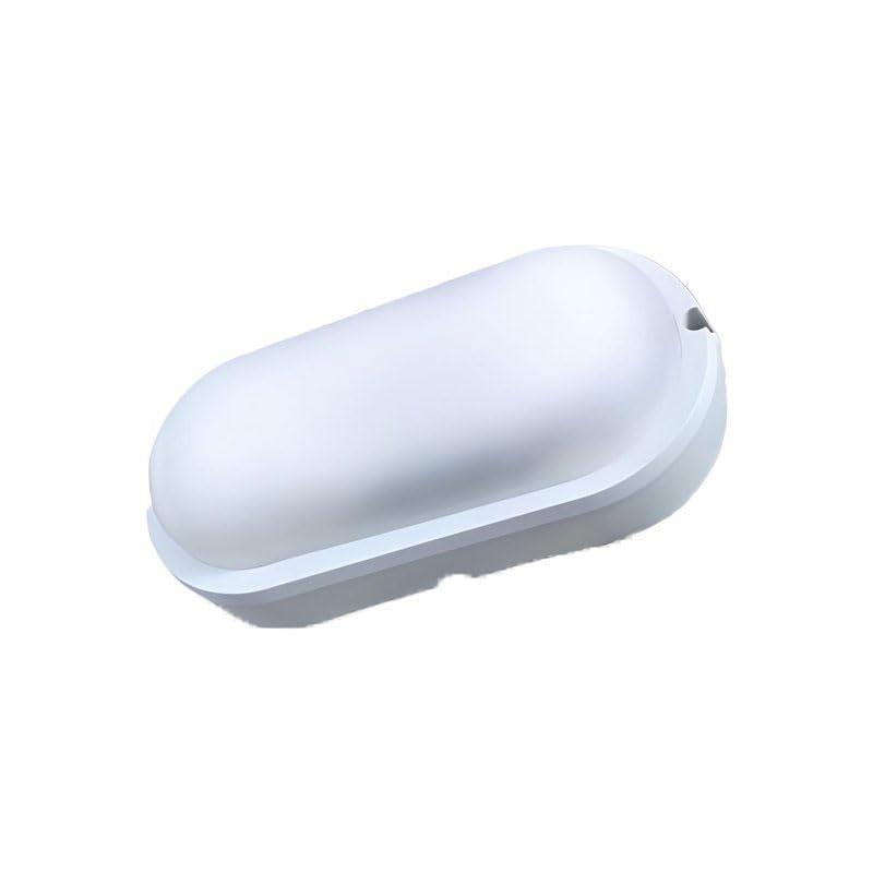 A2ZWORLD 4 Pezzi Plafoniera LED 18W 1820LM, IP54 Ovale Bulkhead, Bianco Freddo 6500K, Lampada da Parete e Soffitto, 230X104X47mm, Per Condominio Garage Esterno