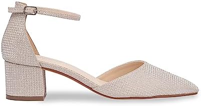 Touch Ups Women's Tegan Heeled Sandal, Champagne, 12 | Image 5