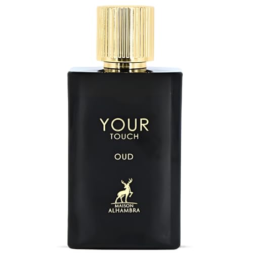 Maison Alhambra Your Touch Oud – Aromatic, Sweet, Woody, Oud – Eau de Parfum Spray Long-Lasting Fragrance for Unisex, 3.4 Ounce / 100 ml