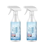 Defrosting Spray for Fridge Freezer, Refrigerator Defrosting Deicer Spray, De-Icer for Refrigerator Defroster, Efficiently Fast Removes Ice Buildup, 2 Bottle, 4 FL.OZ