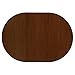 Coaster Home Furnishings - Jedda - Wood - 60-Inch Oval Dining Table with 18-Inch Extension Leaf, Angled Legs, and Dark Walnut Finish - Dining Room & Home Kitchen - Dark Walnut - 105361