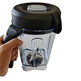 Jarra De Licuadora De Perfil Bajo De 64 Oz Compatible Con Vitamix 750, 5200, 5000, 6300, 7500, VM0102, VM0103, VM0197, E310. Repuestos For Licuadora.