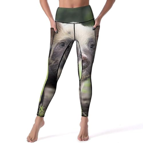 Legging fitness taille haute Cochon Mignon S : confort anti-irritation pour gym