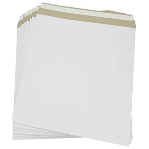 50 Strong White Cardboard Record Mailers Cover