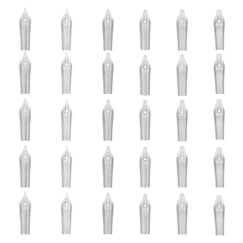 Plumes de rechange en acier inoxydable NUOBESTY pour réparer un stylo usé