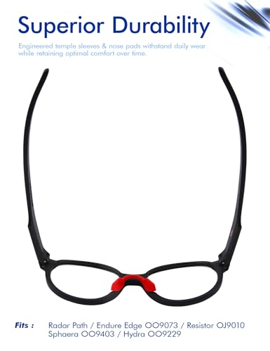 Image of SAUCER Replacement Nose Pieces Pads for Oakley Hex Jector OX8032 | OX8174F Eyeglass