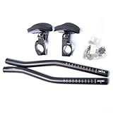 Fácil de usar e instalar: el manillar para TT es fácil de usar, lo que permite una fácil instalación y uso. En cuanto al tamaño, es compatible con manillares de 2 cm a 2,65 cm de diámetro.