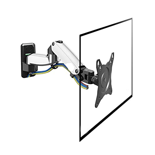 Soporte de monitor de movimiento completo brazo resorte de gas montaje en pared F150 JEQGDLUI