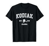 Photo Gallery kodiak alaska ak design sportivo vintage atletico maglietta Photo Gallery kodiak alaska ak design sportivo vintage atletico maglietta