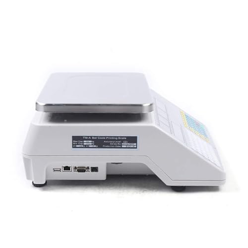 Báscula digital comercial con impresora y múltiples puertos 66lb miniatura 4