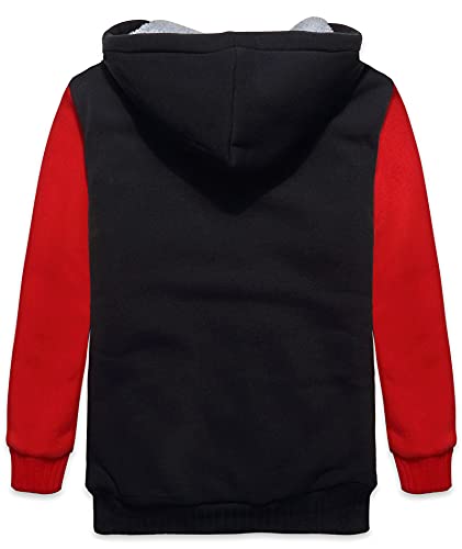 Image of GEEK LIGHTING Boys Sherpa Lined Hoodie Kids Fleece Sweatshirt Full Zip Hooded Jacket