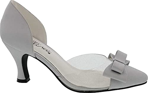 Bellini Cupcake Women's Bow Accent Closed-Toe 3 Inch D'Orsay Heels2