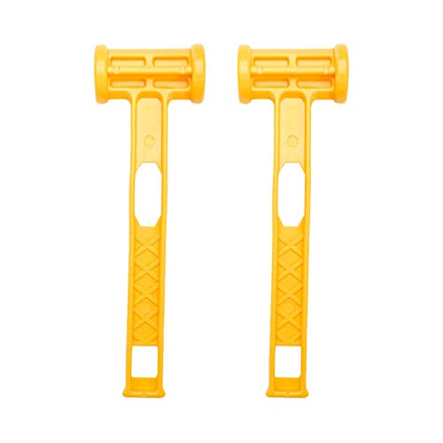 FAVOMOTO 2Pcs Mallet Martelo Tenda Jogo Tenda De Plástico Decoração Do Agregado Familiar Mão Ferrame