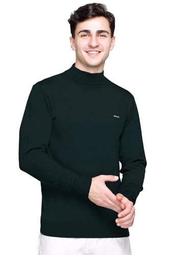 Image of GODFREY Woolen Full Sleeve Sweaters for Men Winter Wear - Turtle Neck Pullover for Men Stylish