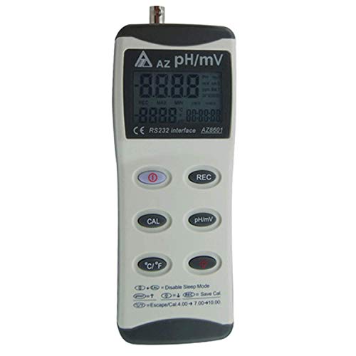 JF-XUAN Water Quality Tester Az Ph Meter Tester Range 0.00~14.00 Portable Water Quality Meter with Temperature Tester Az8601