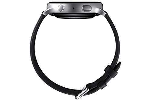 Image of Samsung Galaxy Watch Active 2 (Bluetooth + LTE, 44 mm) - Silver, Steel Dial, Leather Straps
