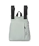KCB Mochila Antirrobo Pequeña Maze | Diseño Seguro y Espacioso | Bolsillos Organizadores | Asas Ajustabes | Ideal para Viajes o Uso Diario | 100% Vegano | Color Agua