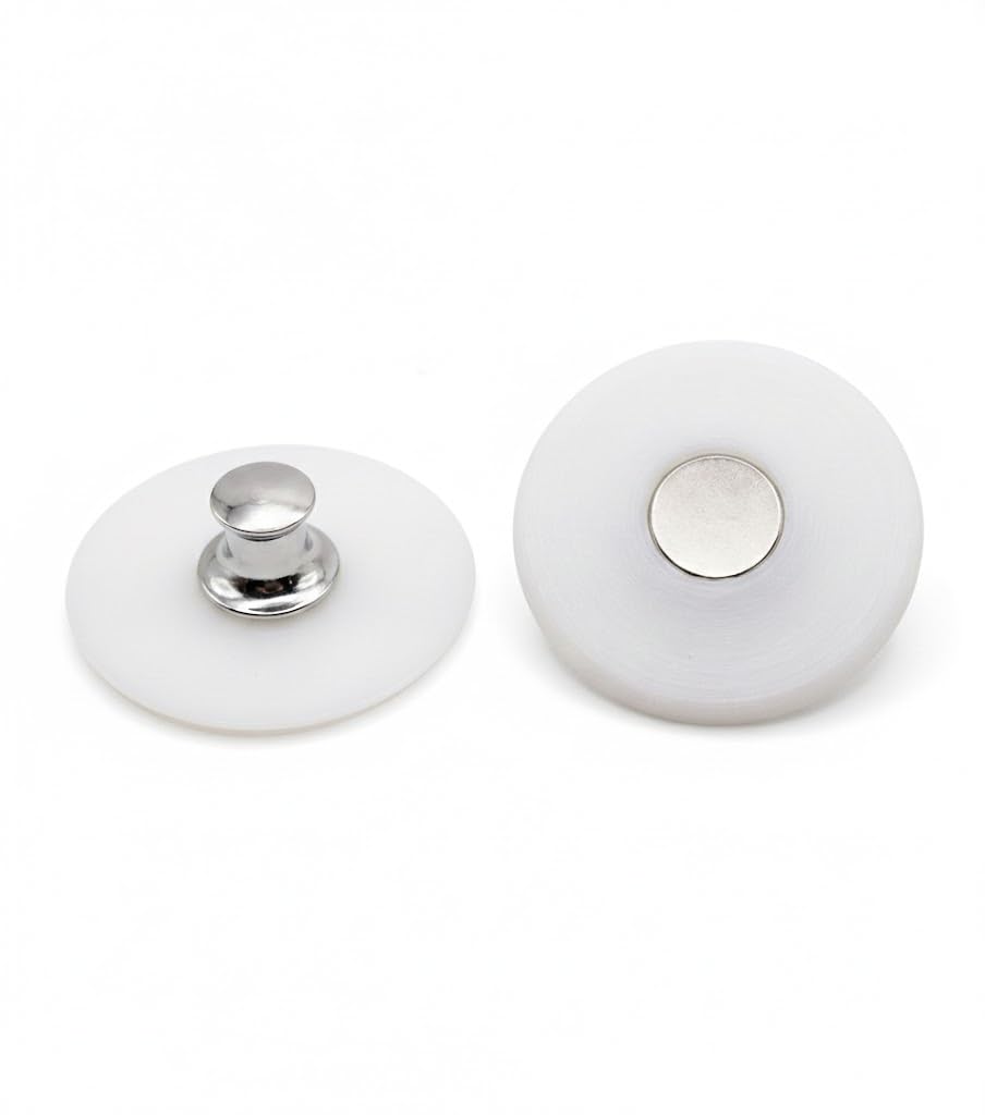 IQ Labs Shower Curtain Magnets Screen Door Privacy Screen New Model Keep Your Shower Curtain Closed and Tight to The Side Walls