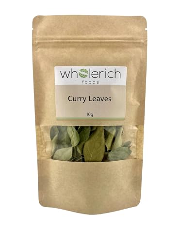Curry Leaves 10g (Sri Lankan Naturally Dehydrated) - Wholerich Foods