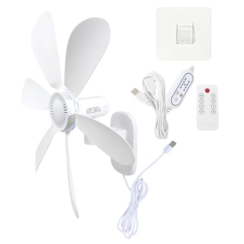 YUPEIUKLI Ventilador de Pared, silencioso y Compacto, con Temporizador, Control Remoto y 4 velocidades. Ideal para el hogar, Dormitorio, Cocina, Oficina o Garaje.