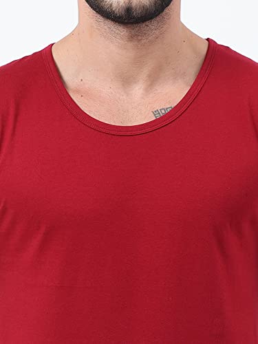 Image of Ideation Men's Cotton Round Neck Color Block Sleeveless T-Shirt