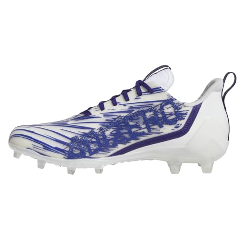 adidas Mens Adizero Football Sneakers Shoes - White - Size 12 M3