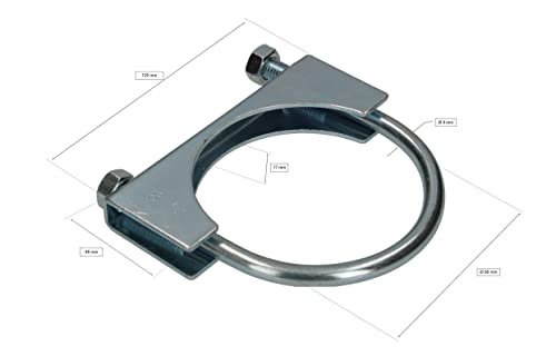 KOTARBAU® Fascetta di scarico, 90 mm, fascetta di