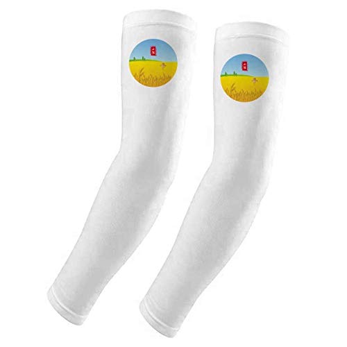 Manchons solaires pour bras pour éviter les coups de soleil - Pack de 20 DIYthinker Circlar